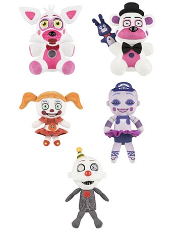 Five Nights at Freddy's: Sister Location 6" Plush - Box of 9 Gallery Image 2
