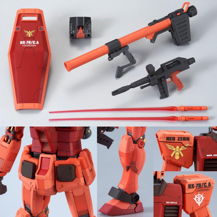 Mobile Suit Gundam: Gihren's Greed: Blood of Zeon MG Casval's Custom Gundam (Ver. 3.0) Exclusive 1/100 Scale Model Kit Gallery Image 12