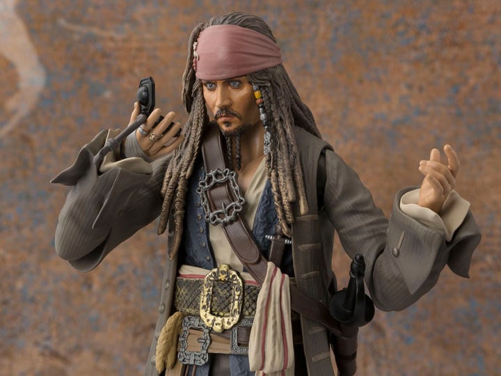 Pirates of the Caribbean: Dead Men Tell No Tales S.H.Figuarts Jack Sparrow Gallery Image 1