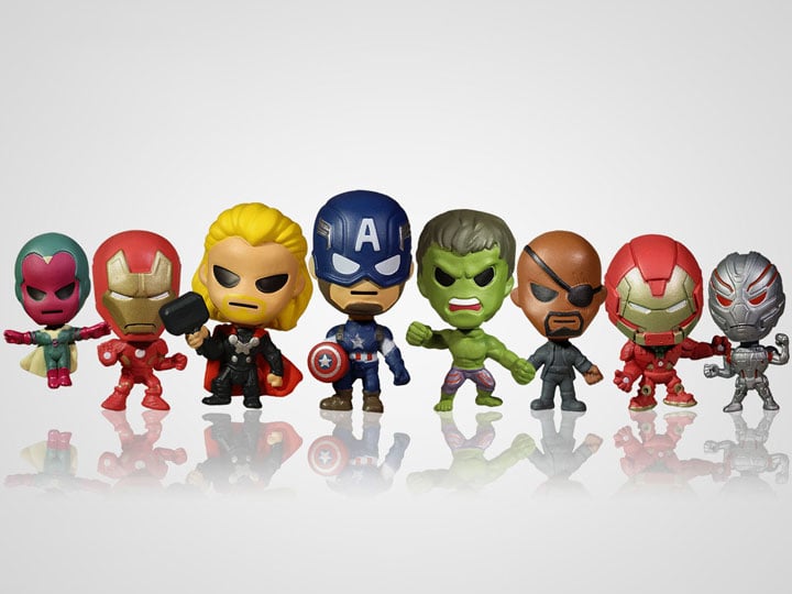 Avengers: Age of Ultron Original Mini's Series 1 Box of 24 Mini Bobbleheads Gallery Image 1