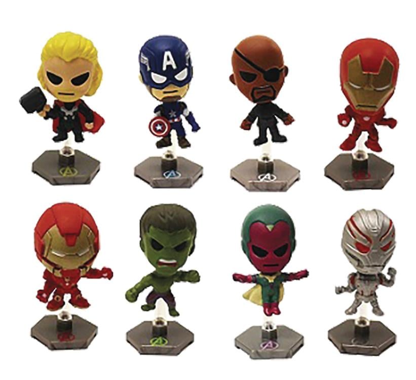 Avengers: Age of Ultron Original Mini's Series 1 Box of 24 Mini Bobbleheads Gallery Image 3