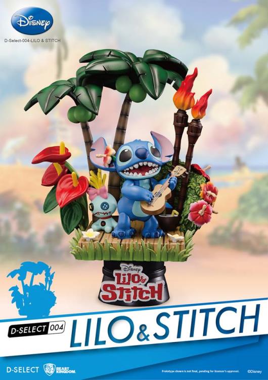 Disney D-Select DS-004 Lilo & Stitch PX Previews Exclusive Statue Gallery Image 3