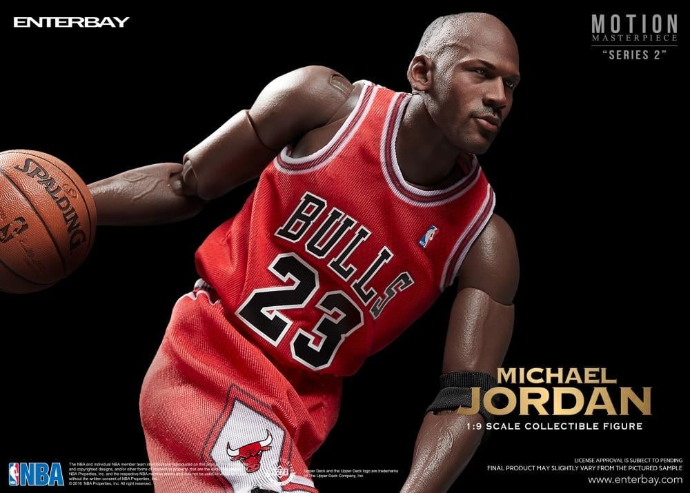 ENTERBAY マイケルジョーダン1/9フィギュア NBA Motion Masterpiece Michael Jordan 1/9 Scale Figure
