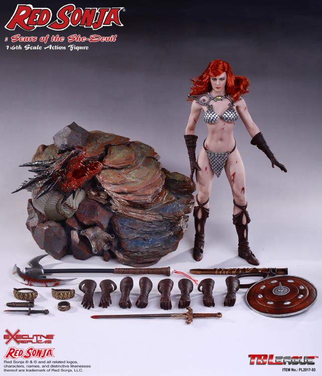 Red Sonja Scars of the She-Devil 1/6 Scale Figure Gallery Image 11