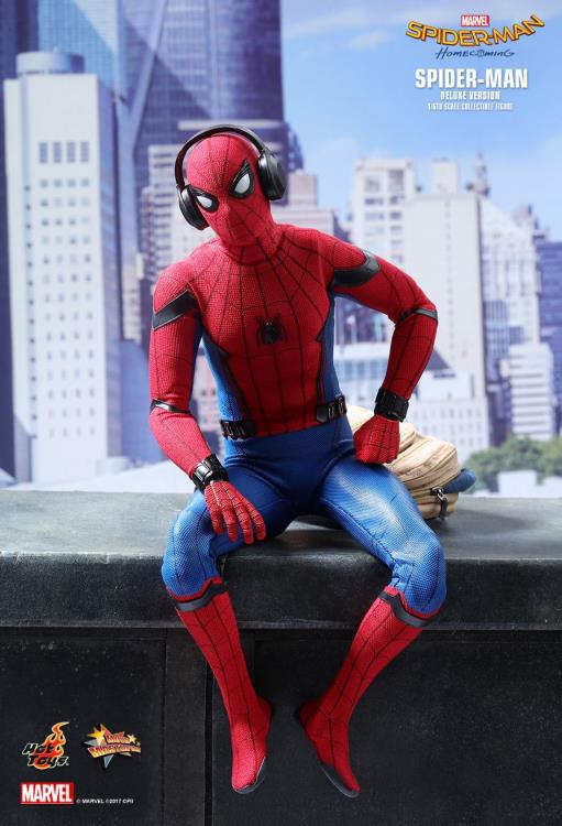 Spider-Man: Homecoming MMS426 Spider-Man (Deluxe Ver.) 1/6th Scale Collectible Figure Gallery Image 7