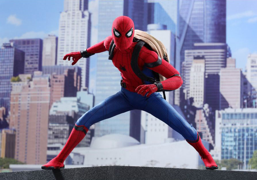 Spider-Man: Homecoming MMS426 Spider-Man (Deluxe Ver.) 1/6th Scale Collectible Figure Gallery Image 9