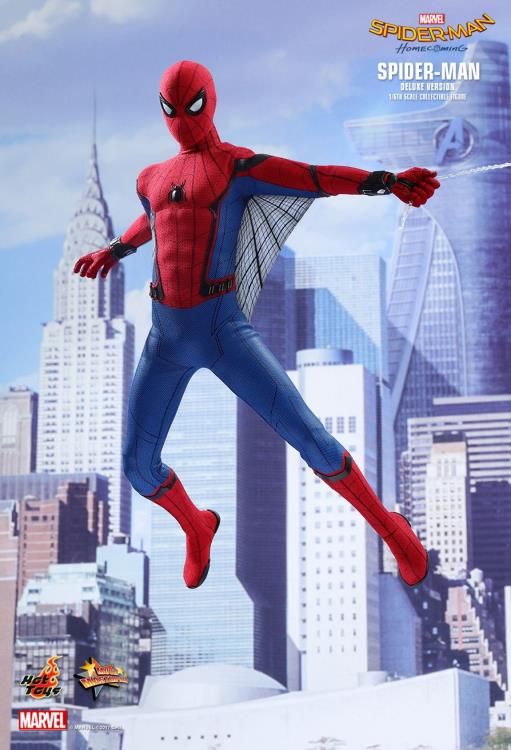 Spider-Man: Homecoming MMS426 Spider-Man (Deluxe Ver.) 1/6th Scale Collectible Figure Gallery Image 5