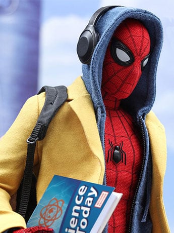 Spider-Man: Homecoming MMS426 Spider-Man (Deluxe Ver.) 1/6th Scale Collectible Figure Gallery Image 2