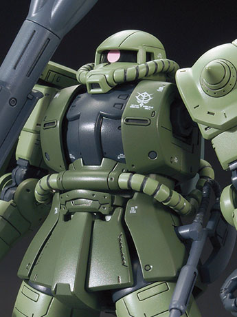 Mobile Suit Gundam: The Origin HG Zaku II (Type C/C-5) 1/144 Scale Model Kit Gallery Image 2