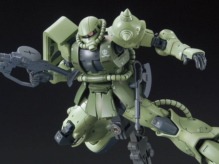Mobile Suit Gundam: The Origin HG Zaku II (Type C/C-5) 1/144 Scale Model Kit Gallery Image 1
