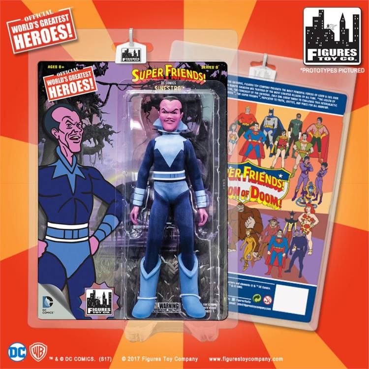 Super Friends World's Greatest Heroes Series 6 Sinestro 8" Retro Figure Gallery Image 4