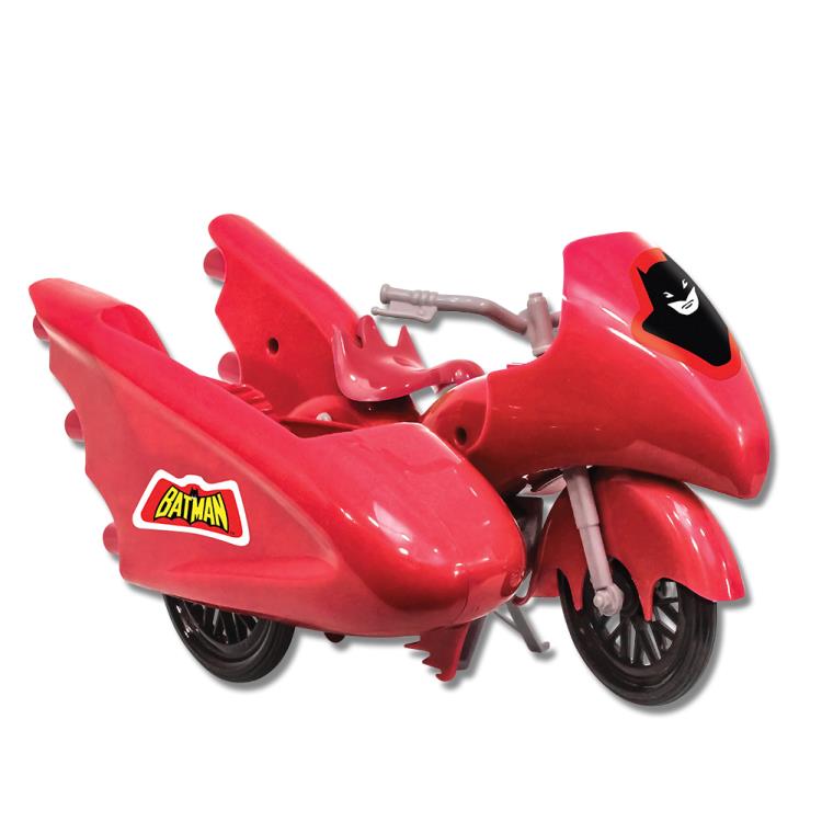 DC Comics Retro Batman Batcycle (Red) Gallery Image 3