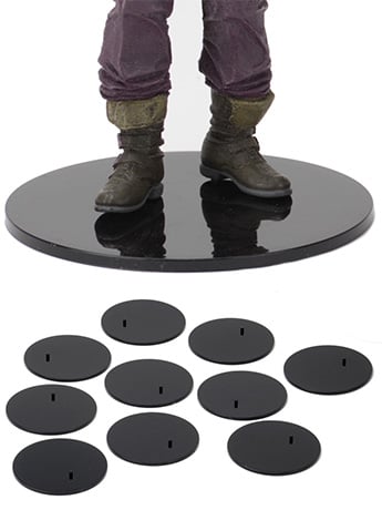 Action Figure Display Stand (Black) Ten-Pack Gallery Image 2