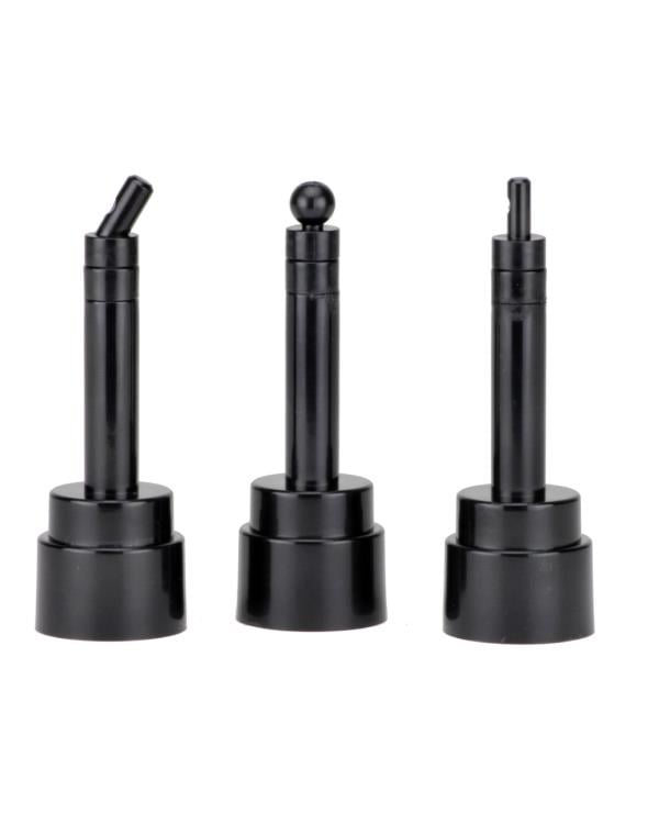 Action Figure Head Display Stand (Black) Three-Pack Gallery Image 6