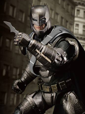 Batman v Superman Dynamic 8ction Heroes DAH-004 Batman (Armored) PX Previews Exclusive Gallery Image 2