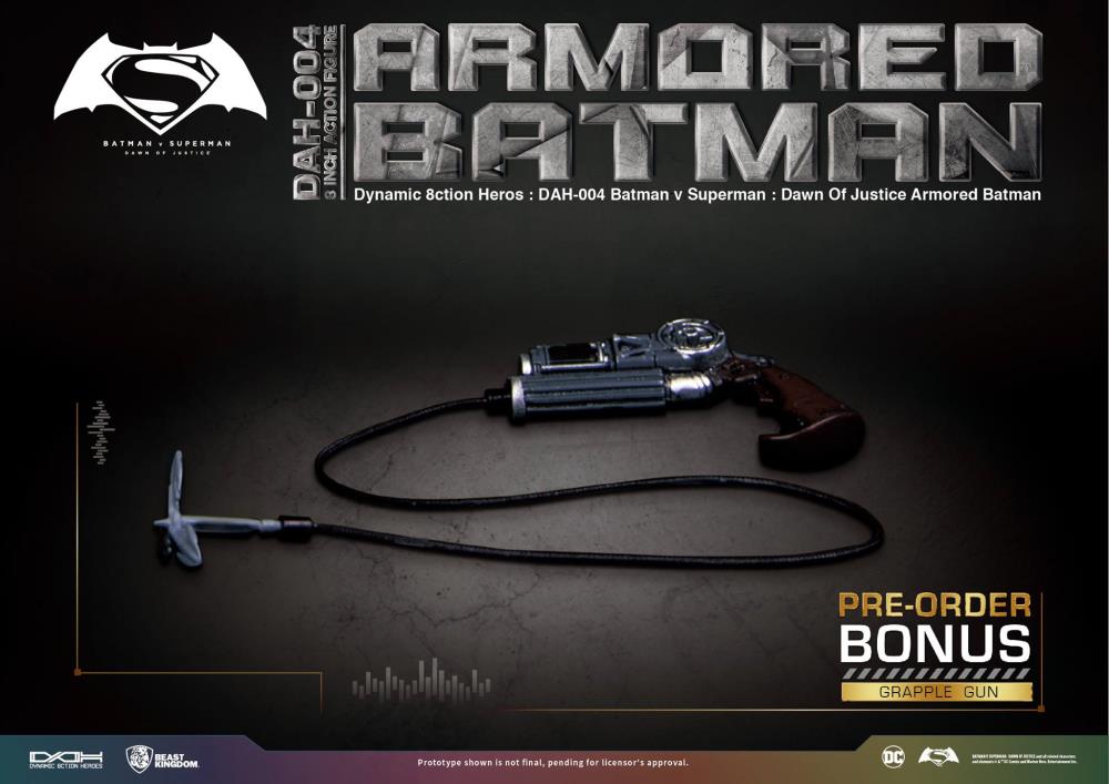 Batman v Superman Dynamic 8ction Heroes DAH-004 Batman (Armored) PX Previews Exclusive Gallery Image 8