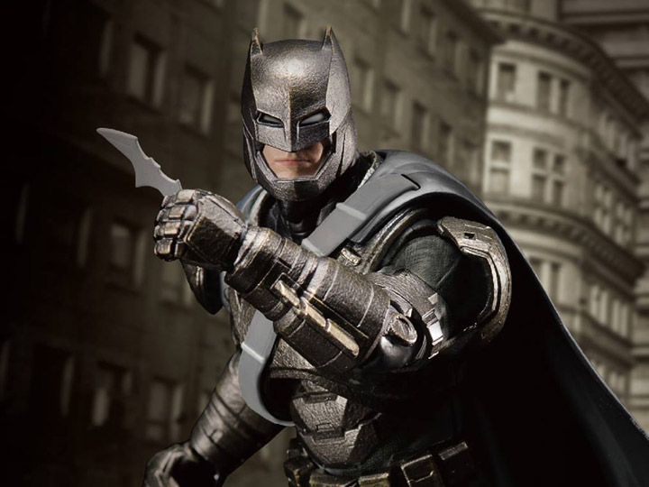 Batman v Superman Dynamic 8ction Heroes DAH-004 Batman (Armored) PX Previews Exclusive Gallery Image 1
