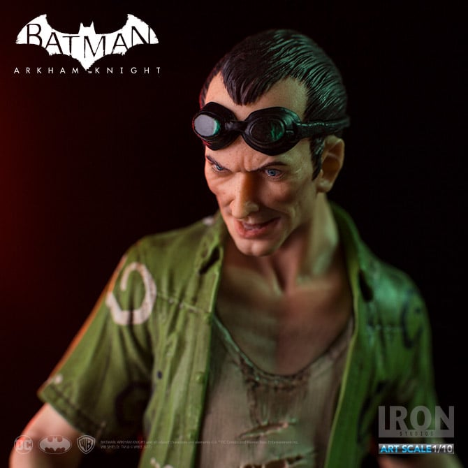 Batman: Arkham Knight The Riddler 1/10 Art Scale Statue Gallery Image 8