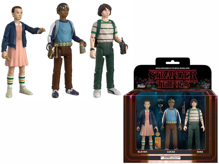 Stranger Things 3.75" Action Figure Three-Pack 1 Gallery Image 1