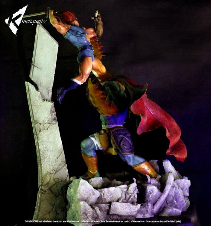 Thundercats Lion-O vs Mumm-Ra Diorama Statue Gallery Image 4
