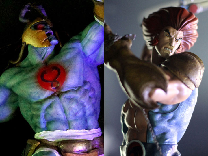 Thundercats Lion-O vs Mumm-Ra Diorama Statue Gallery Image 1