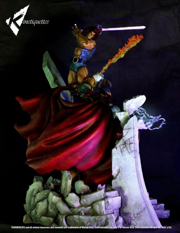 Thundercats Lion-O vs Mumm-Ra Diorama Statue Gallery Image 8