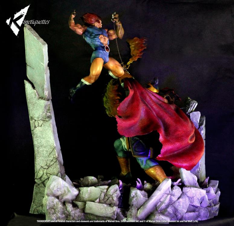 Thundercats Lion-O vs Mumm-Ra Diorama Statue Gallery Image 10