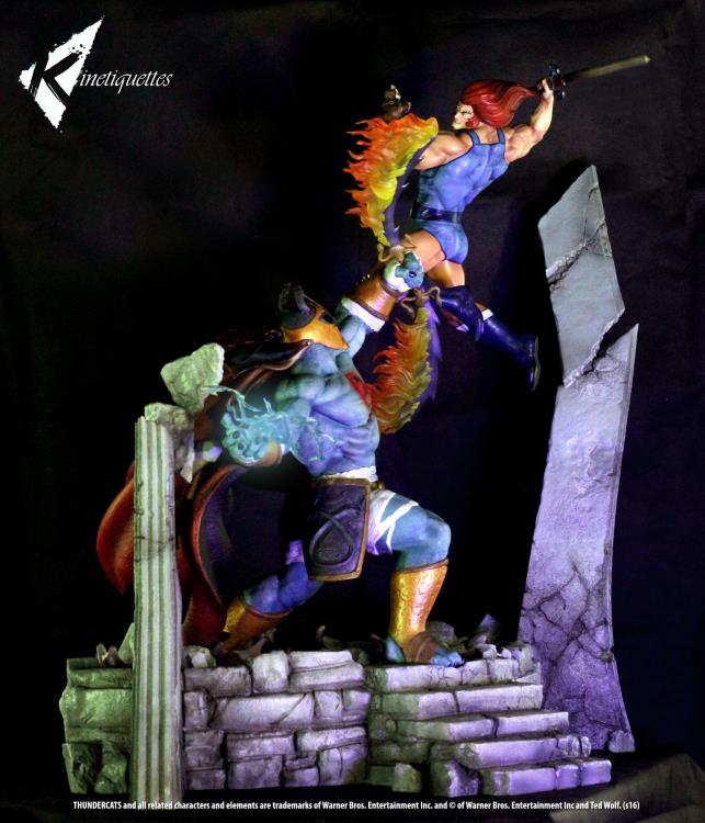 Thundercats Lion-O vs Mumm-Ra Diorama Statue Gallery Image 11