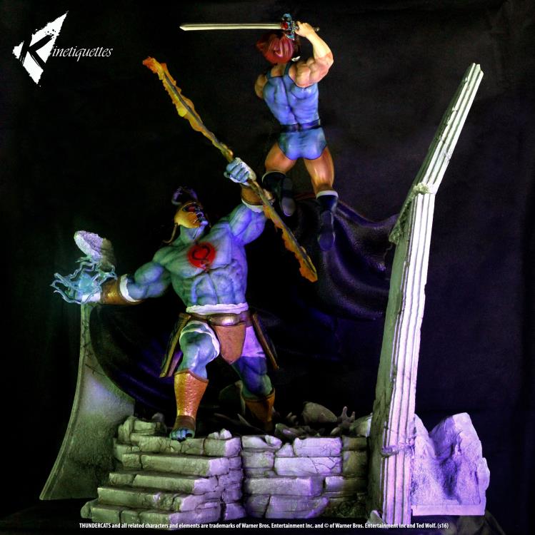 Thundercats Lion-O vs Mumm-Ra Diorama Statue Gallery Image 5