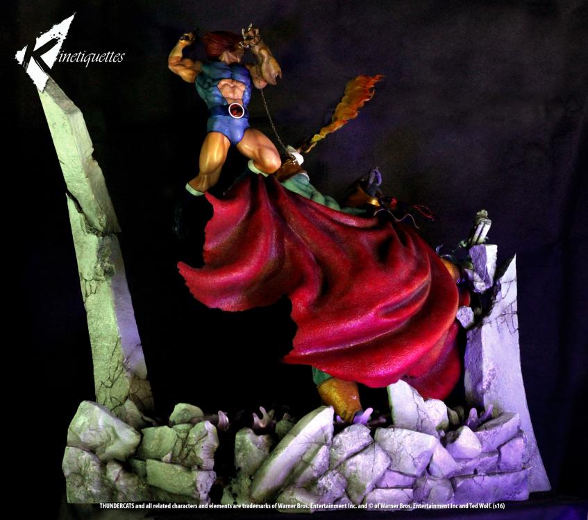 Thundercats Lion-O vs Mumm-Ra Diorama Statue Gallery Image 9