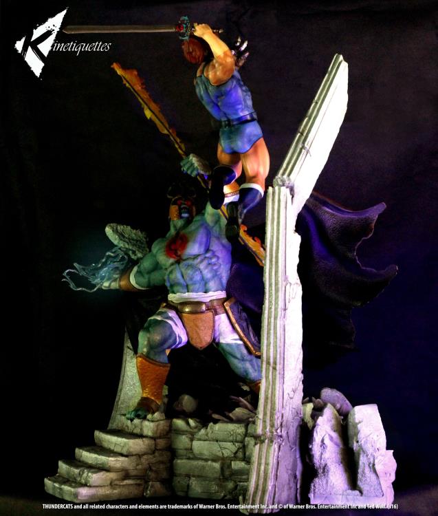 Thundercats Lion-O vs Mumm-Ra Diorama Statue Gallery Image 7