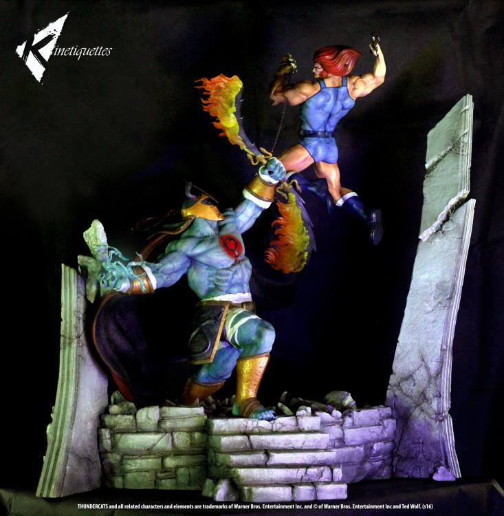 Thundercats Lion-O vs Mumm-Ra Diorama Statue Gallery Image 6