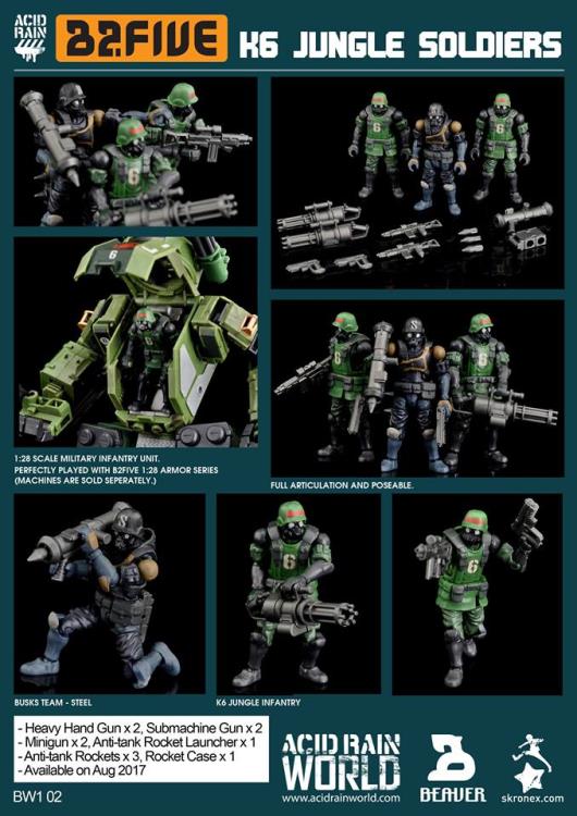 Acid Rain B2Five K6 Jungle Soldier Set Gallery Image 3