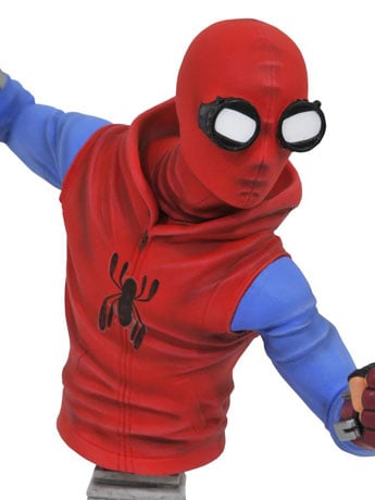 Spider-Man: Homecoming Spider-Man (Homemade Suit) Bust Gallery Image 2