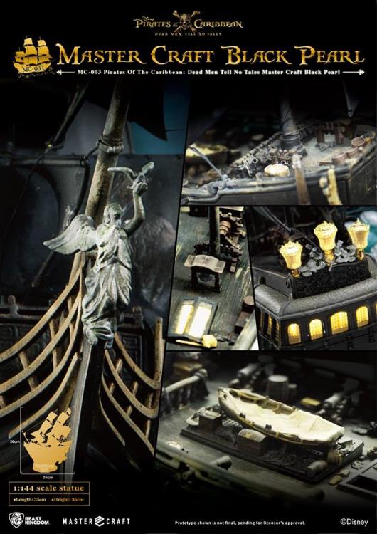 Pirates of the Caribbean Master Craft MC-003 Black Pearl PX Previews Exclusive Statue Gallery Image 11