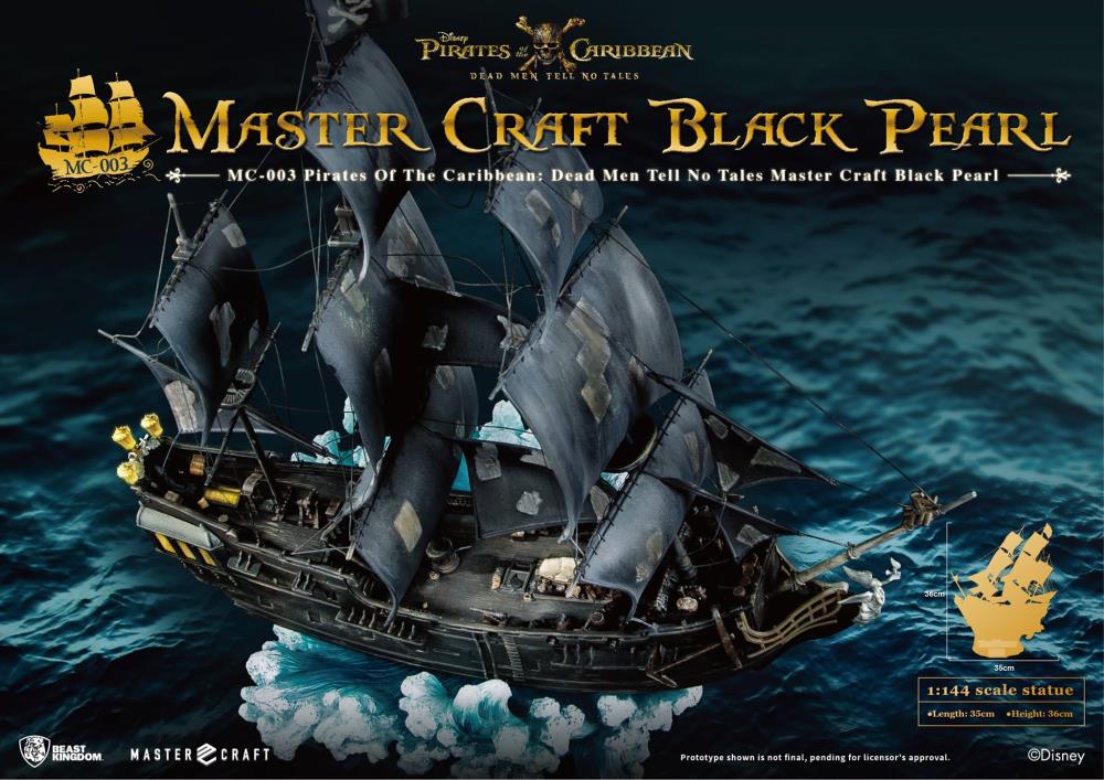 Pirates of the Caribbean Master Craft MC-003 Black Pearl PX Previews Exclusive Statue Gallery Image 3