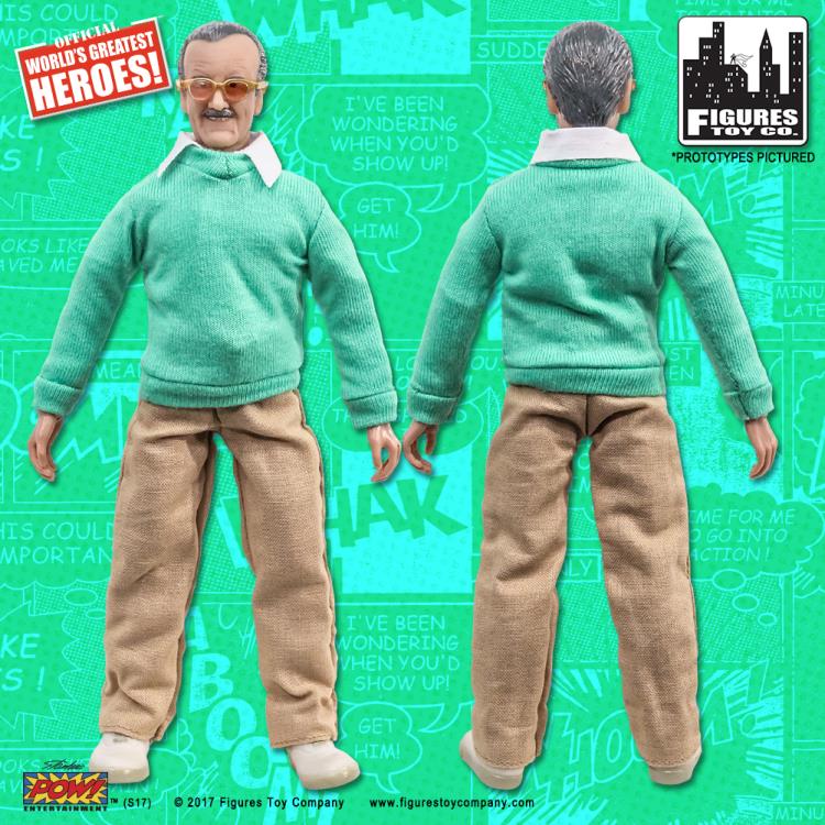 World's Greatest Heroes Stan Lee 8" Retro Figure Set of 2 Gallery Image 4