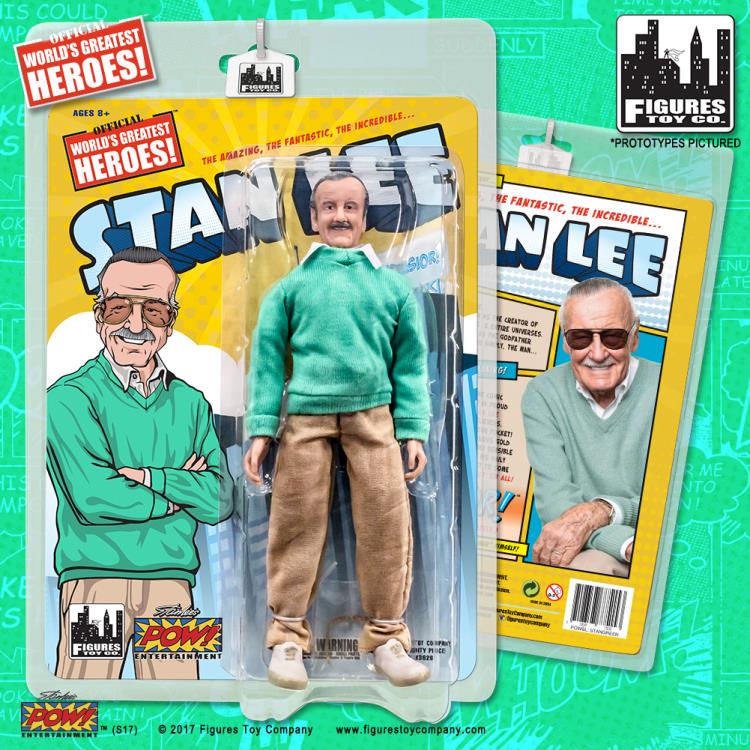 World's Greatest Heroes Stan Lee 8" Retro Figure Set of 2 Gallery Image 5