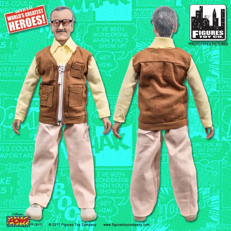 World's Greatest Heroes Stan Lee 8" Retro Figure Set of 2 Gallery Image 3