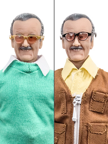 World's Greatest Heroes Stan Lee 8" Retro Figure Set of 2 Gallery Image 2