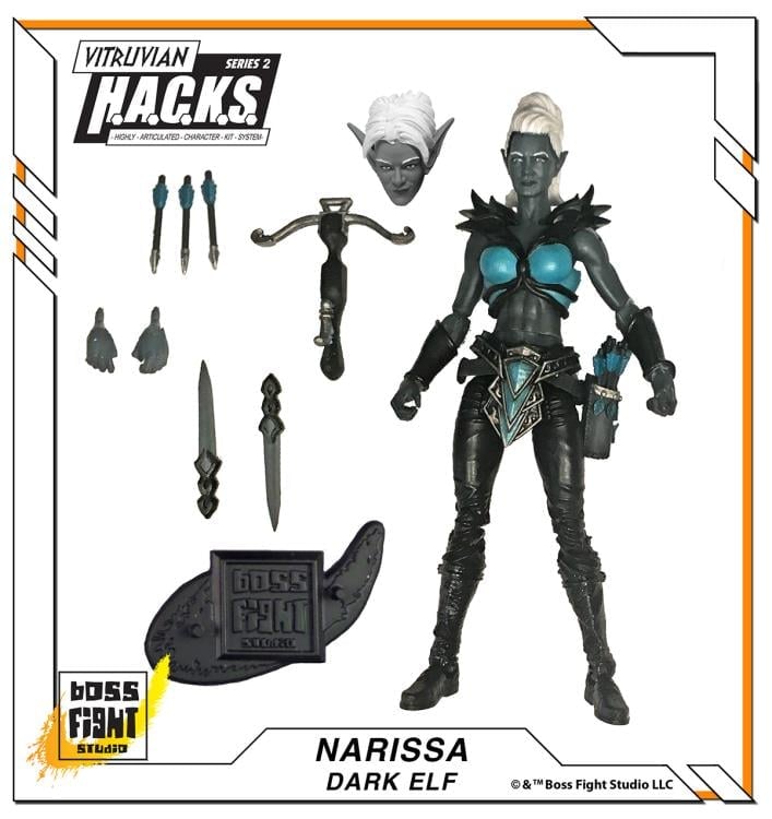 Vitruvian H.A.C.K.S. Narissa Dark Elf Gallery Image 3