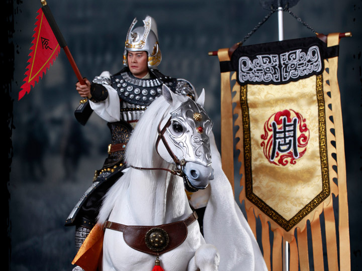 Three Kingdoms Series Zhou Yu (Gongjin) 1/6 Scale Figure & Horse Set Gallery Image 1