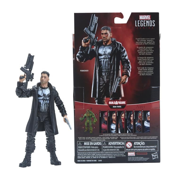 Daredevil Marvel Legends Punisher (Man-Thing BAF) Gallery Image 5