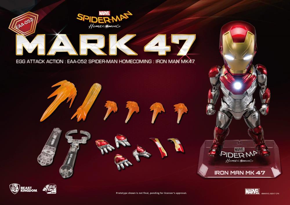 Spider-Man: Homecoming Egg Attack Action EAA-052 Iron Man Mark
