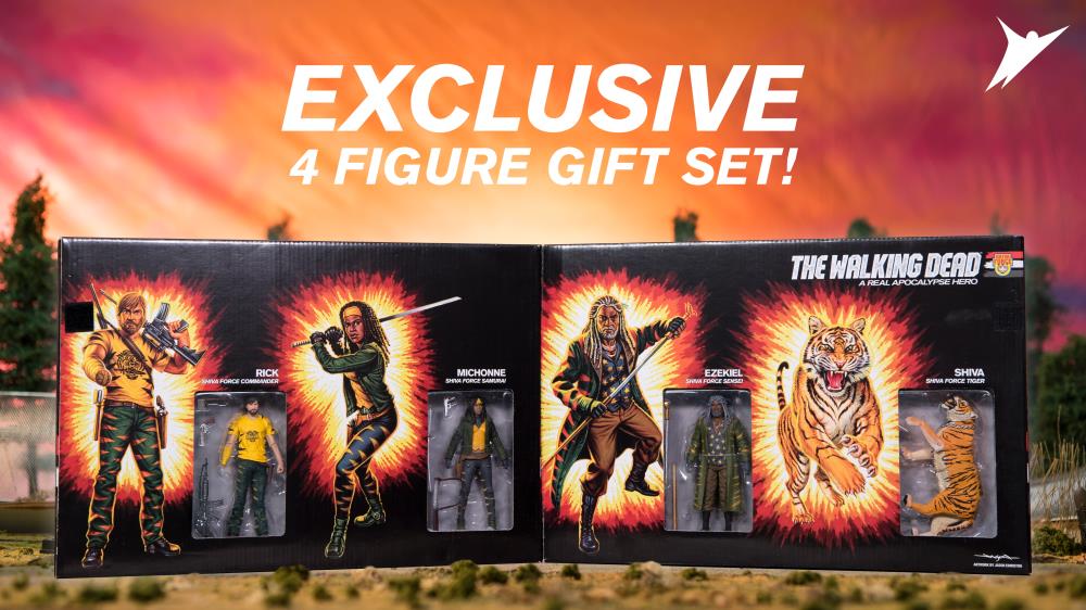 The Walking Dead Shiva Force (Bloody) SDCC 2017 Exclusive Four-Pack Gallery Image 7