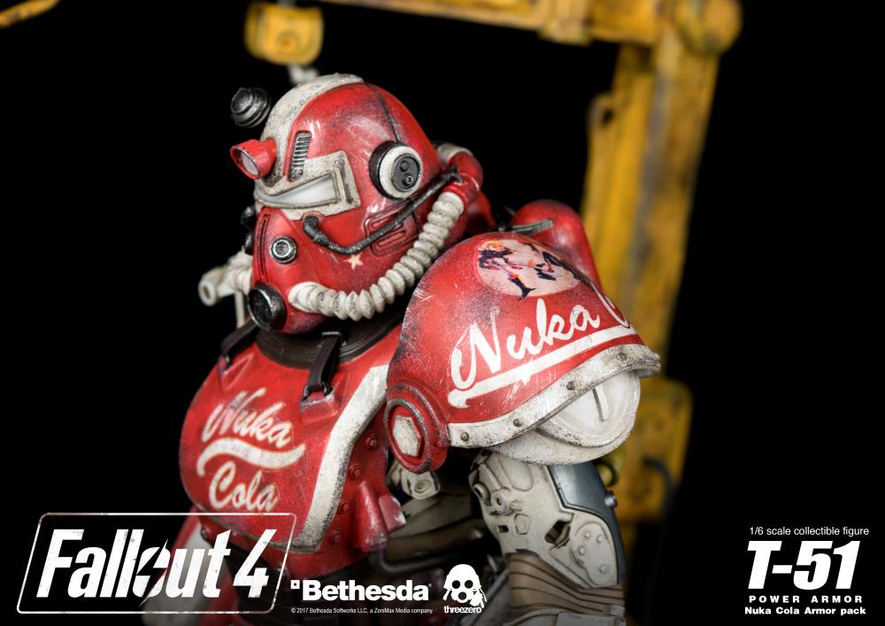 Fallout 4 T-51 Power Armor (Nuka Cola) 1/6 Scale Armor Pack Gallery Image 8