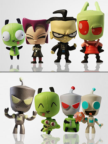 Nickelodeon Original Mini's Series 1 Invader Zim Random Figure Gallery Image 2