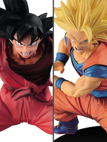 Dragon Ball Son Goku FES!! Stage 3 Super Saiyan 3 Goku & Kaio-ken Goku Set Gallery Image 2