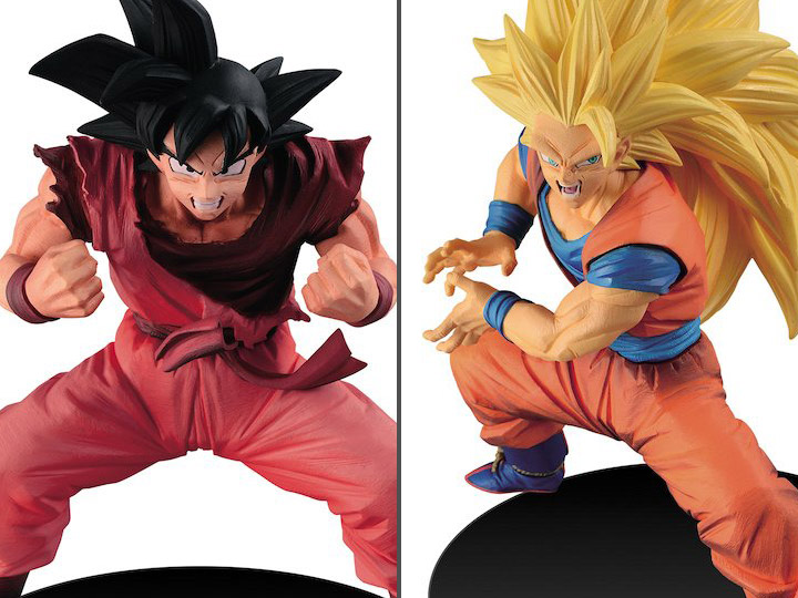 Dragon Ball Son Goku FES!! Stage 3 Super Saiyan 3 Goku & Kaio-ken Goku Set Gallery Image 1