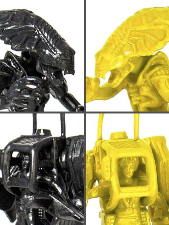 Alien M.U.S.C.L.E. Set of 2 (Yellow & Black) SDCC 2017 Exclusive